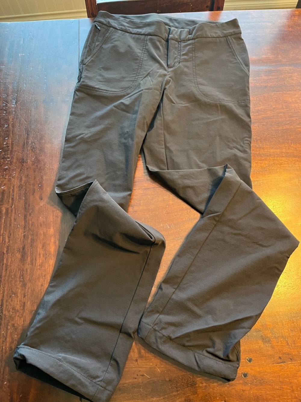 Athleta Women's Black Chino-Style Stretch Pants